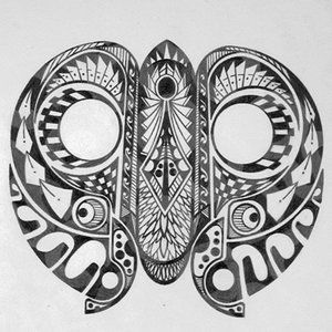 Pencil Drawing - Polynesian Inspired